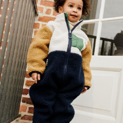 enfant avec Combi polaire Nolano - Liewood - Classic navy multi mix