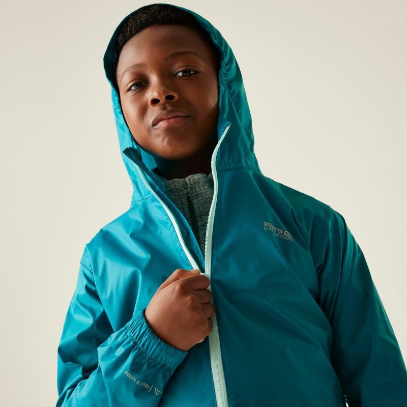 Veste REGATTA petite veste bleue imperméable à capuche pour hommes