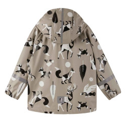 Veste de pluie enfant Vesi - Reima - Earthy Beige dos