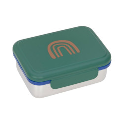 Boite gouter inox - Lassig - Little Gang, Vert arc-en-ciel