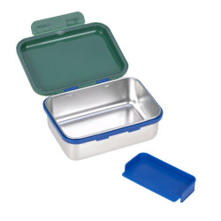 Boite gouter inox- Little Gang, Vert arc-en-ciel