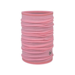 Tour de cou enfant en laine Merinos - BUFF - Solid Rose Pink