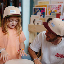 Casquette hiver enfant en velours - Hello Hossy - Sweet
