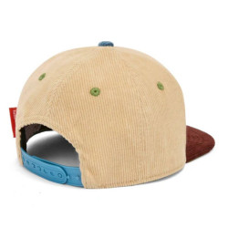Casquette hiver enfant en velours - Hello Hossy - Almond
