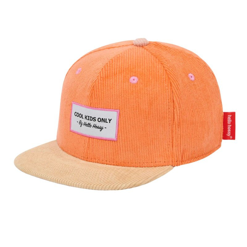 Casquette hiver enfant en velours - Hello Hossy - Sweet Mandarine