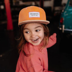Casquette hiver enfant en velours - Hello Hossy