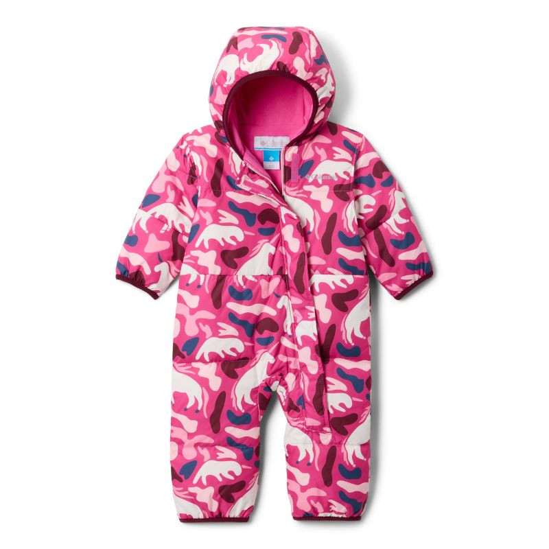 Combinaison bébé hiver en duvet Columbia Snuggly Bunny - Pink Ice Uniflauge / Satin Pink