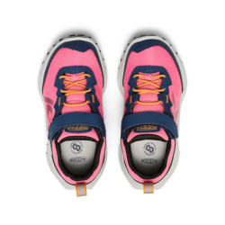Chaussures de randonnée imperméables enfant Zionic WP – Keen - Naval Academy / Pink