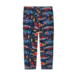 Pantalon Polaire bébé - Micro D - Patagonia - Salmon Energy Navy