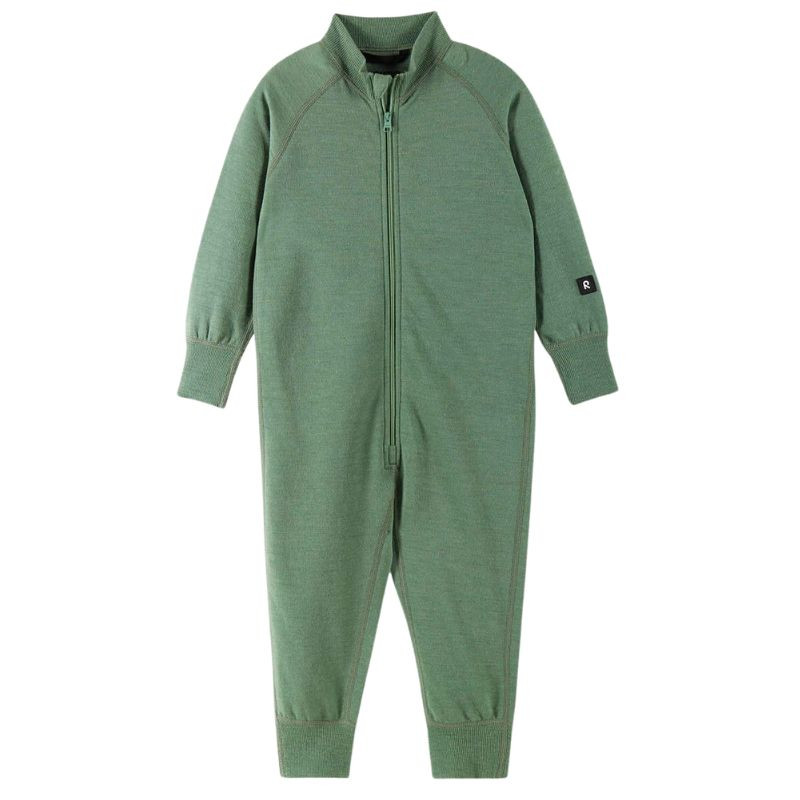 Combinaison bébé en laine merinos - Parvin - Reima - Green Clay