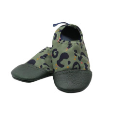 Chaussons souples enfant - Les Pas Petits - Les Petits Léopards
