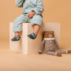 Chaussons souples enfant  Pas Petits - Les Petits Léopards