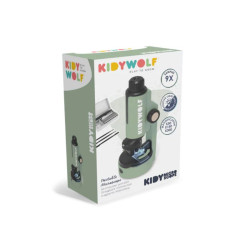 Microscope enfant - Kidymicroscope - Kidywolf - Vert packaging