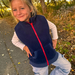 Polaire enfant - Ducksday - Dark Blue / Red