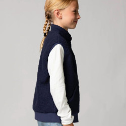 Polaire sans manche enfant - Ducksday - Dark Blue