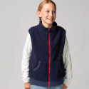 Polaire sans manche enfant - Ducksday - Dark Blue / Red
