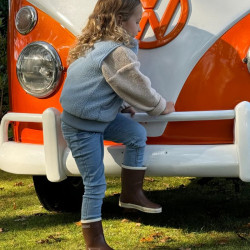 Polaire sans manche enfant - Ducksday - Blue / Blue