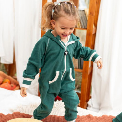 Combinaison polaire bébé - Ducksday - Dark Green