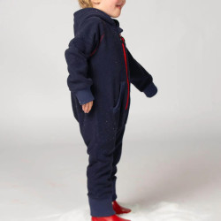 Combinaison polaire bébé - Ducksday - Dark  / Red