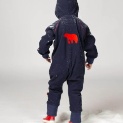 Combinaison polaire  Ducksday - Dark Blue / Red