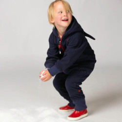 Combinaison bébé - Ducksday - Dark Blue / Red