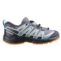 XA PRO 3D Junior V8 - CSWP - Chaussure Salomon enfant Imperméable - 31 au 39 - Grisai/Dark B/Turme