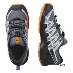 XA PRO 3D Junior V8 - CSWP - Chaussure enfant Imperméable - 31 au 39 - Grisai/Dark B/Turme