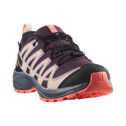 XA PRO 3D Junior V8 - CSWP - Chaussure Salomon enfant Imperméable Pkiten/Turbul/Fuco