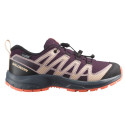 XA PRO 3D Junior V8 - CSWP - Chaussure Salomon enfant Imperméable - 31 au 39 - Pkiten/Turbul/Fuco