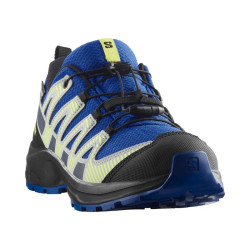 XA PRO 3D Junior V8 - CSWP - Chaussure Salomon enfant Imperméable Nautbl/Black/Sh Grn