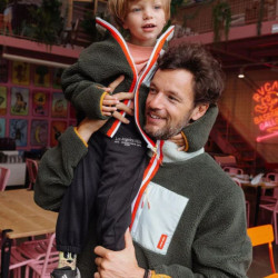 Veste polaire enfant sherpa - Hello Hossy - Fluffy