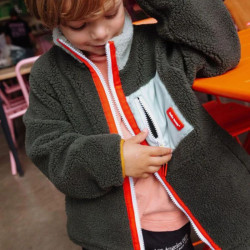 Veste polaire enfant sherpa - Hello Hossy