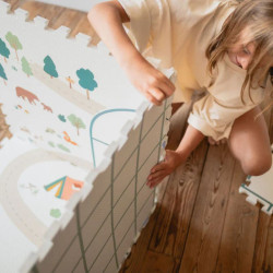 Play and Go EEVAA - Tapis  mousse puzzle - Marelle