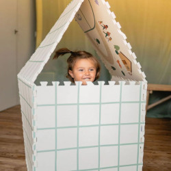 Play and Go EEVAA - Tapis  puzzle - Marelle