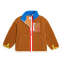Veste polaire enfant sherpa - Hello Hossy - Blue Camel
