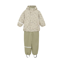 Ensemble de pluie enfant doublé polaire - Veste et Salopette