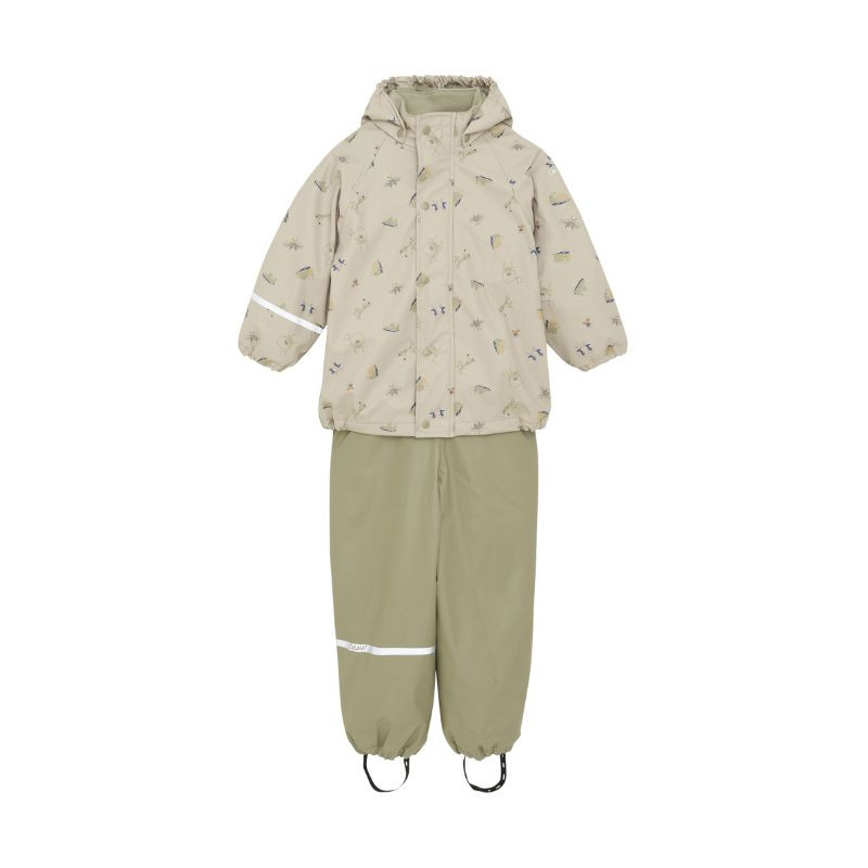 Ensemble de pluie enfant doublé polaire - Veste et Salopette