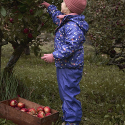 Ensemble de pluie enfant doublé polaire - Veste et Salopette - Skipper