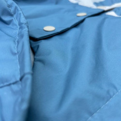 Poncho de pluie enfant - Poule Party -Blue