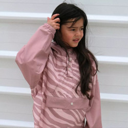 Poncho de pluie enfant - Poule Party - Zebra