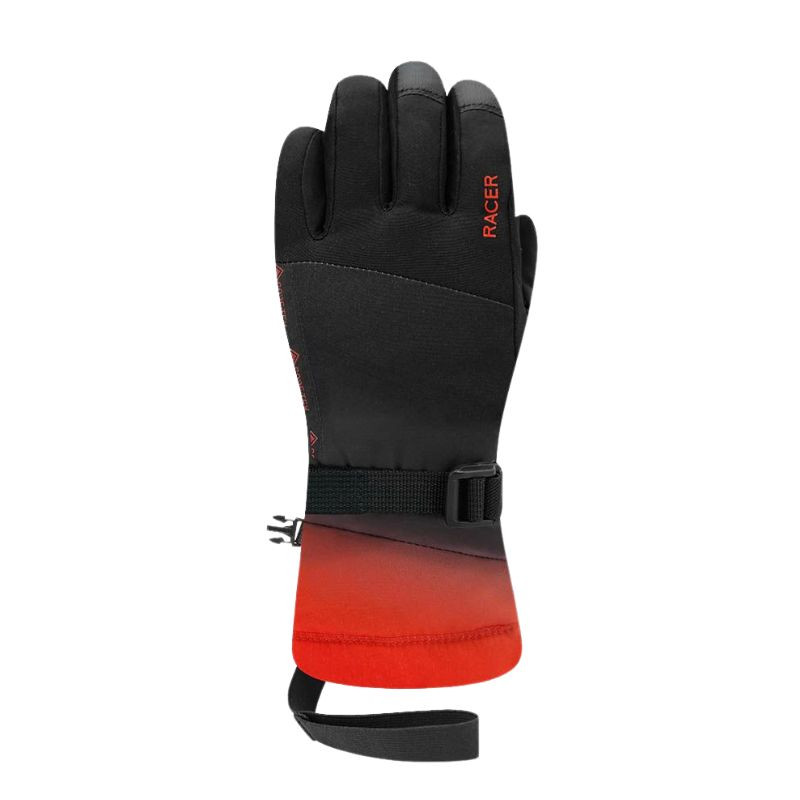 Gants de ski enfant Gore Tex - Racer - Giga 6 - Black / Red