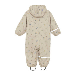 Combinaison de pluie enfant doublée polaire - CeLaVi - White