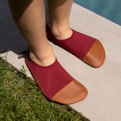 Chaussons souples enfant - Les Pas Petits -  Cherry
