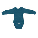 Body en laine - Manches longues - évolutif de Manymonths - Seabreeze Teal