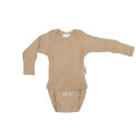 Body en laine - Manches longues - évolutif de Manymonths - Driftwood Taupe