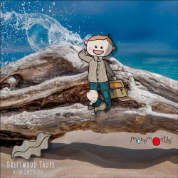 Body en laine - Manches longues - évolutif de Manymonths - Driftwood