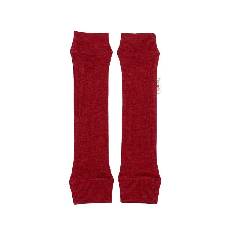 Jambières bébé de portage en laine Manymonths - Wild Pomegranate