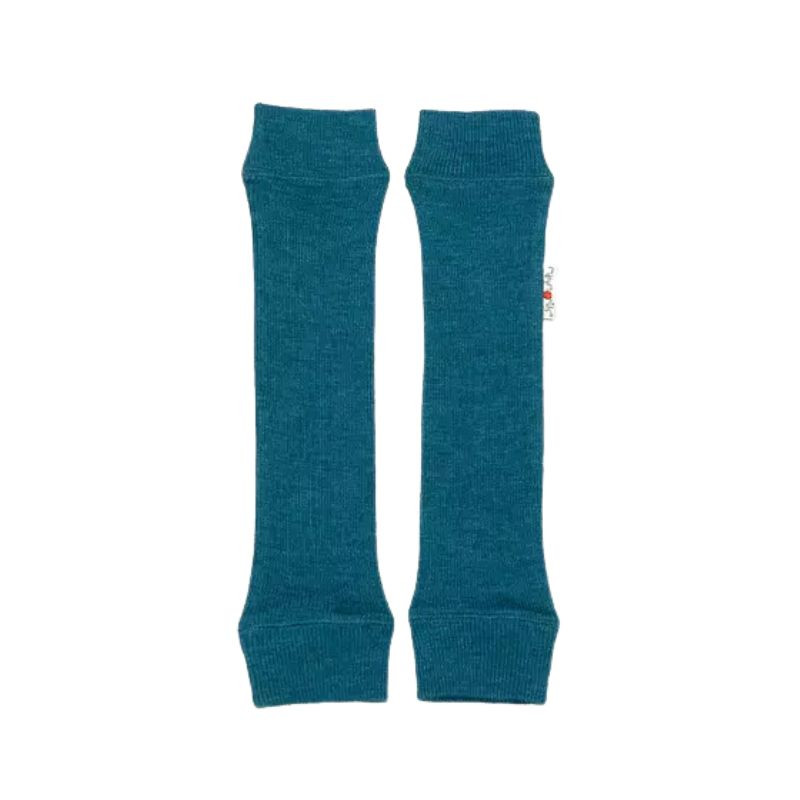 Jambières bébé de portage en laine Manymonths - Seabreeze Teal