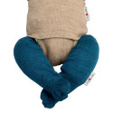Chaussons de portage en laine Manymonths - 0-12/18 mois -  Seabreeze Teal