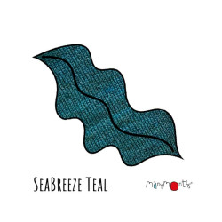 Chaussons de portage en laine Manymonths - 0-12/18 mois -  Seabreeze